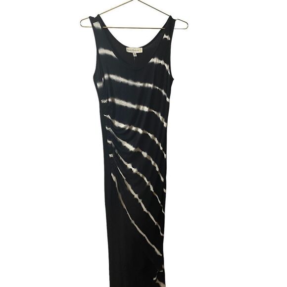 Fate & Fortune Side Ruched Tie Dye Maxi Dress Size MED NWT - Picture 1 of 7